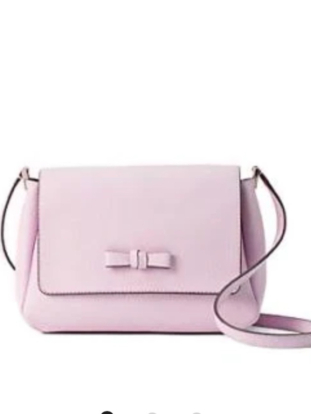 kate Spade Pershing Street Avva Light Purple Bow Crossbody Bag
